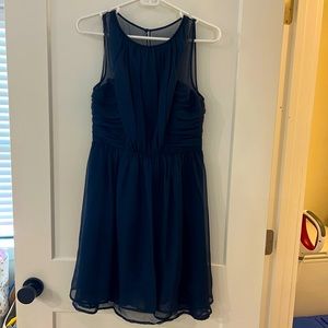 Navy size 4 Hitherto cocktail dress.